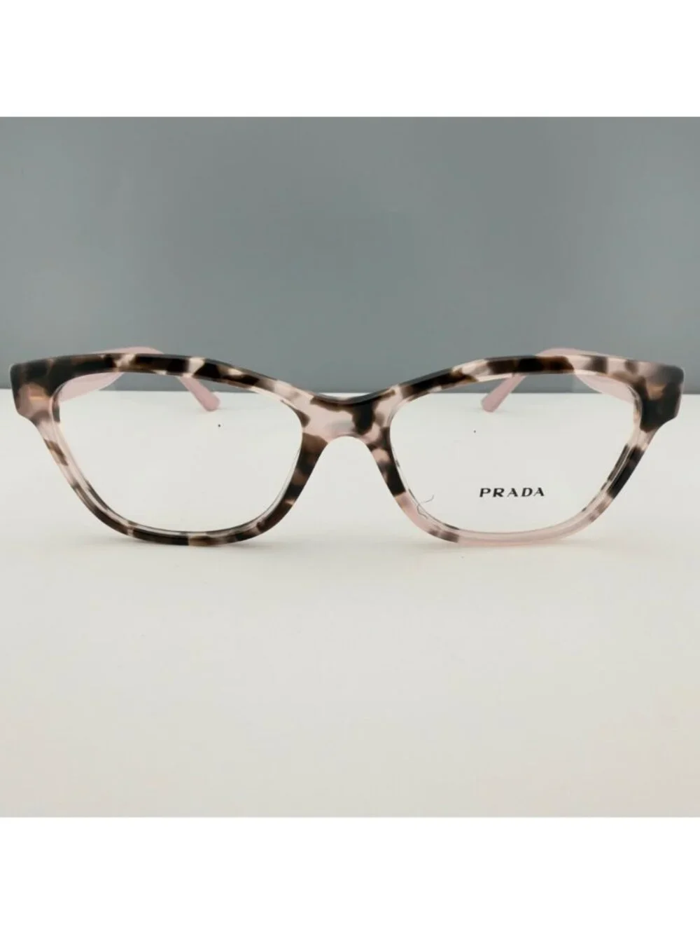 Prada Eyeglasses Frames Only VPR 05W ROJ-1O1 Pink Marble Brown 53-19